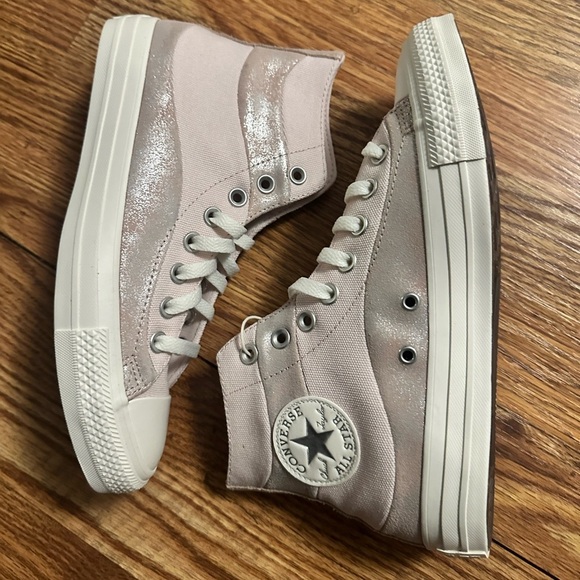 🆕 Converse Chuck Taylor All Star Suede And Canvas High Top Canvas Size 8.5 - Picture 9 of 13